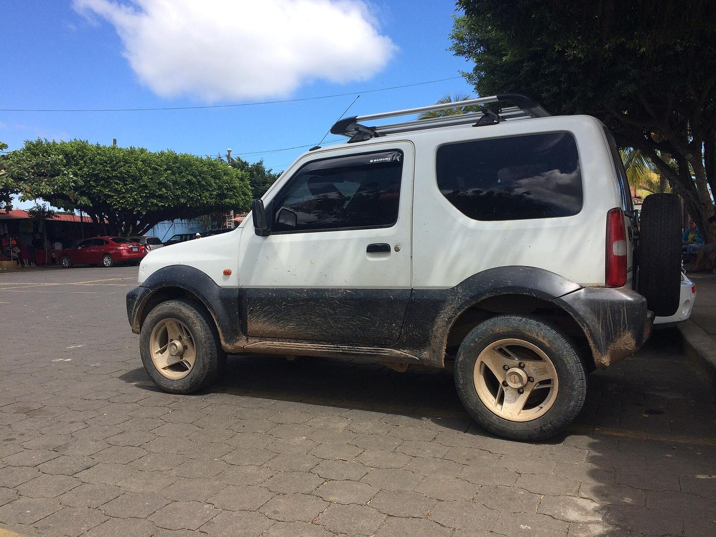 Suzuki 4x4 vehicle in Costa Rica, a popular choice on rural roads