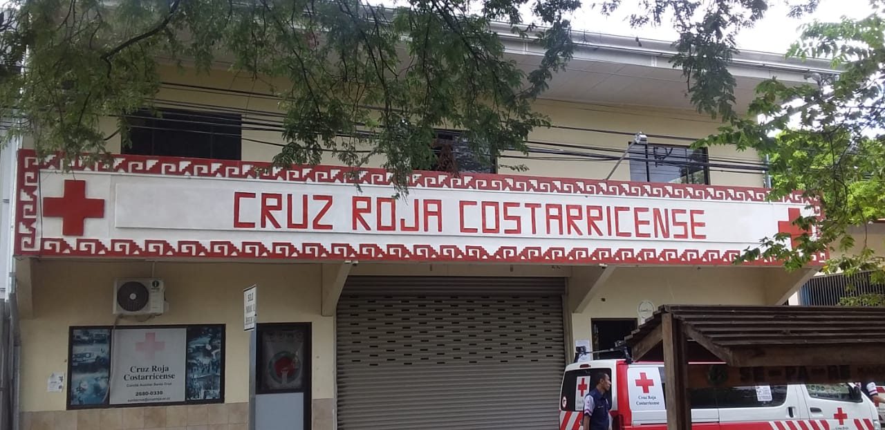 Cruz Roja Costarricense station and ambulance in Santa Cruz, Guanacaste, Costa Rica